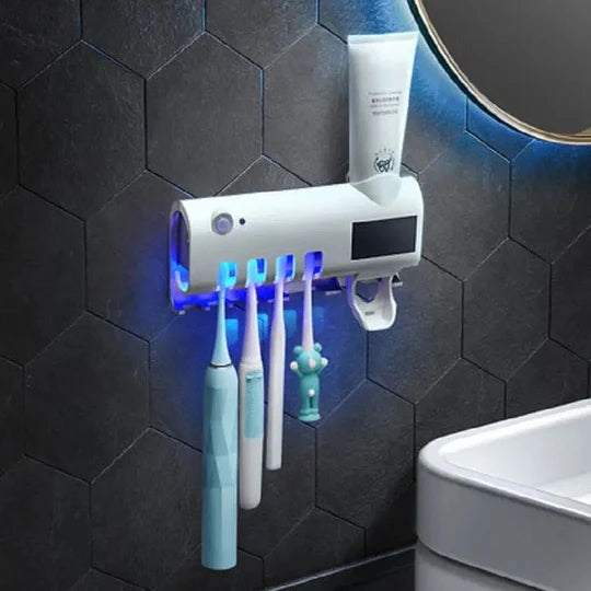Toothpaste Dispenser with UV Light
