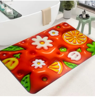 AeroDry: 3D Visual Ultra-Thin Quick-Dry Bath Mat