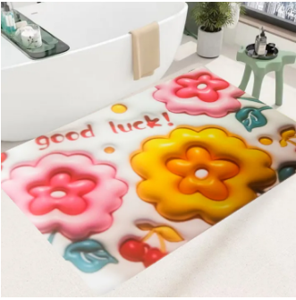 AeroDry: 3D Visual Ultra-Thin Quick-Dry Bath Mat