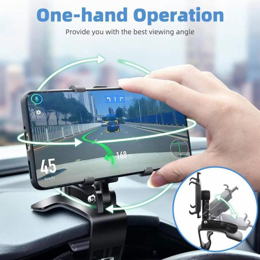 360° Strong-Grip Car Phone Holder