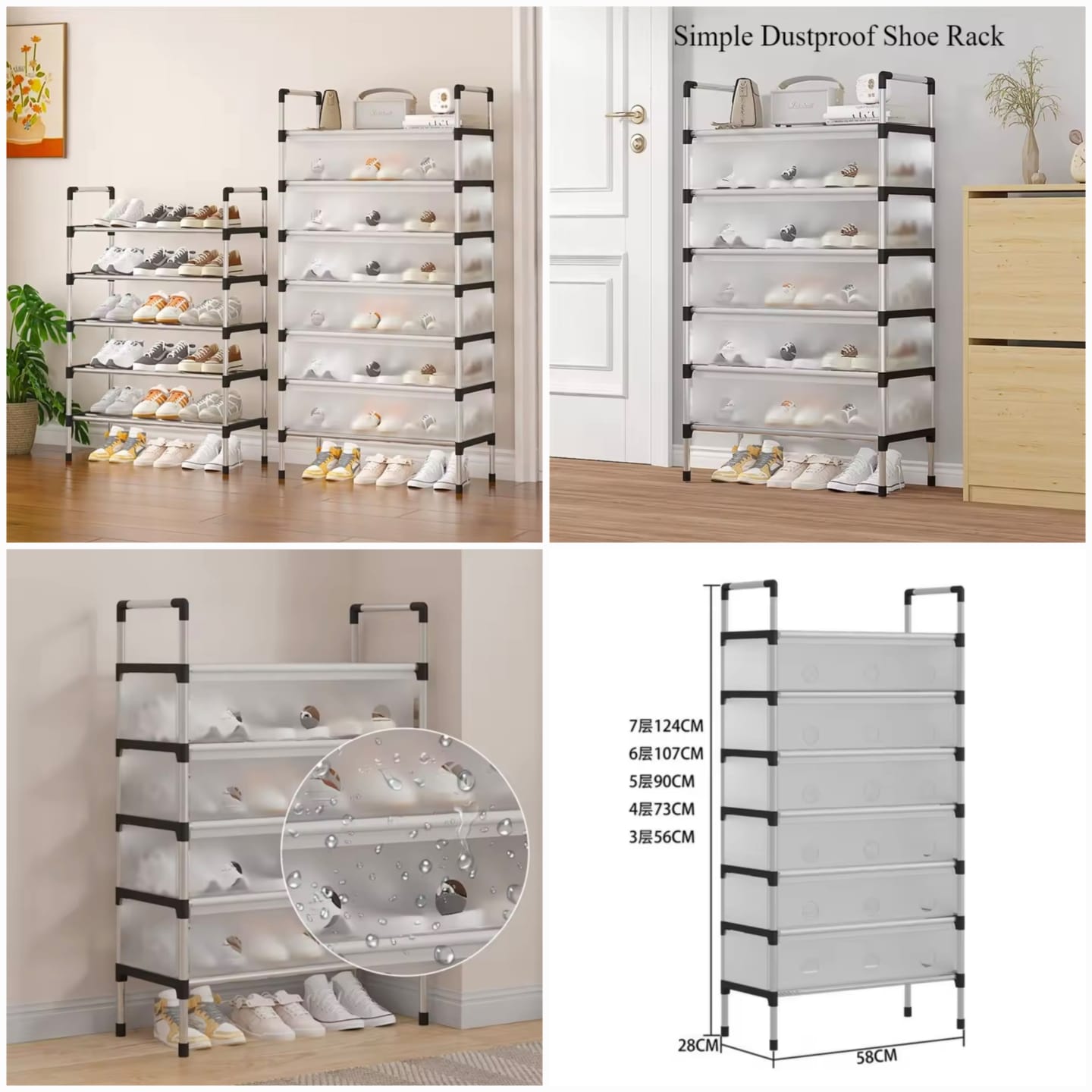 Multi‑Layer Shoe Storage Rack | 5 Layers